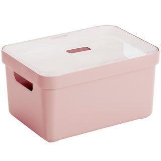 Afbeelding laden in galerijviewer, Sunware - sigma home opbergbox 5l roze - 25,2 x 17,5 x 12,2 cm
