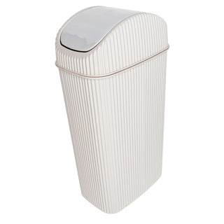 Tafelafvalbak alythia met zwaaideksel 4 liter beige | 3 stuks