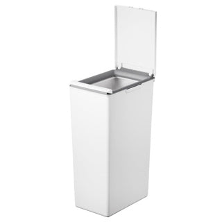 Afbeelding laden in galerijviewer, Eko morandi afvalemmer 40l wit touch
