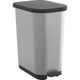 Rotho pedaalemmer ribo 35l zilver metallic