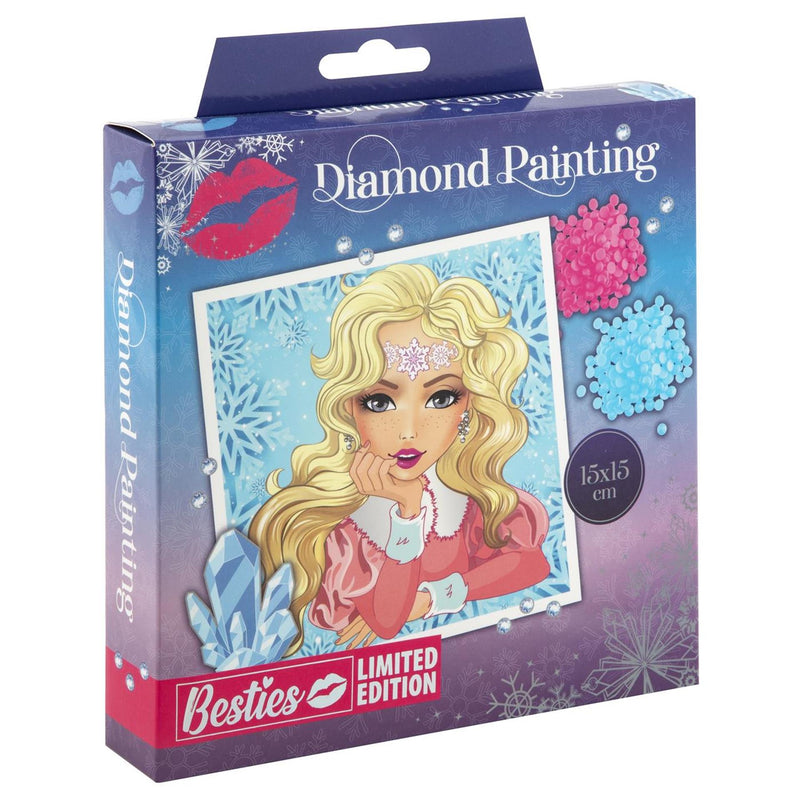 Afbeelding laden in galerijviewer, Besties diamond painting fotoframe 15x15cm
