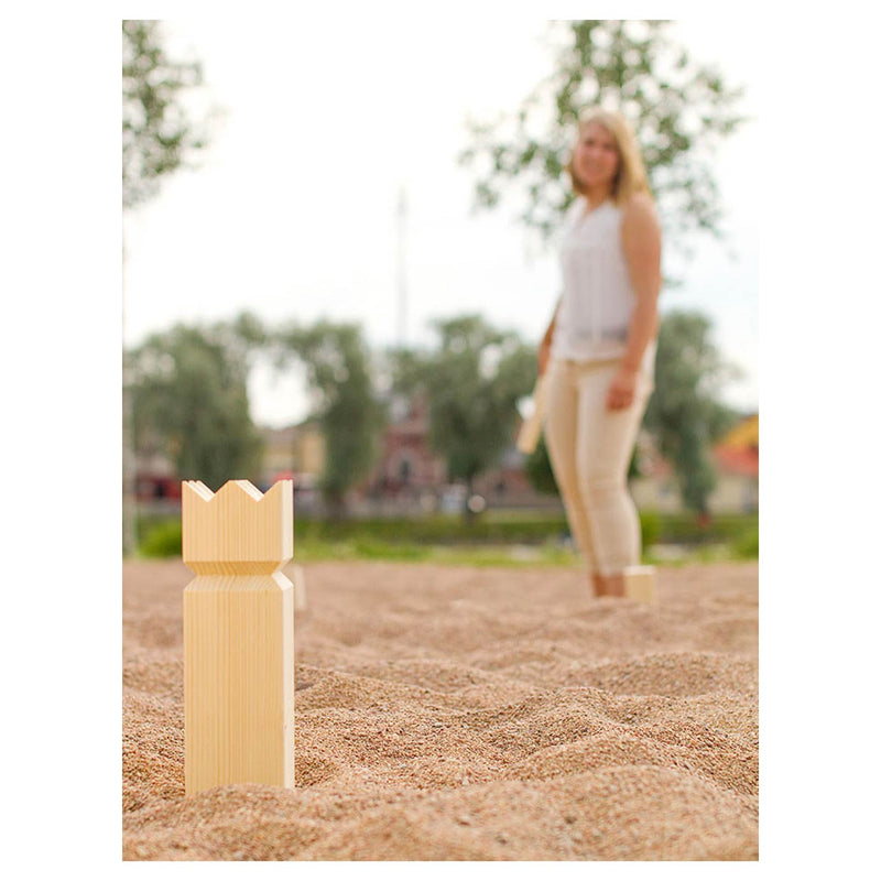 Afbeelding laden in galerijviewer, Tactic kubb – vang- en werpspel – origineel zweeds werpspel in handige draagbare doos – duurzaam grenenhout
