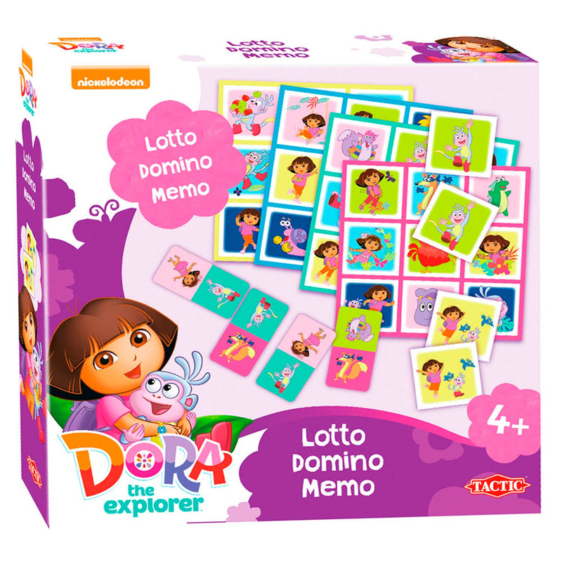 Afbeelding laden in galerijviewer, Selecta Dora Lotto,Domino,Memo 3in1
