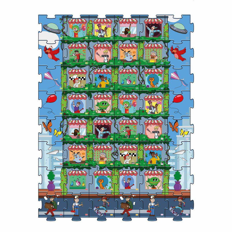 Afbeelding laden in galerijviewer, Biobuddi 2in1 puzzel en memo city life
