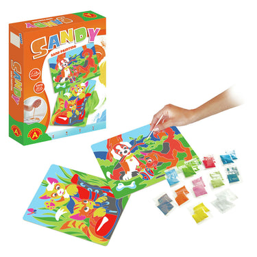Selecta zandkunst knutselen hond + kat
