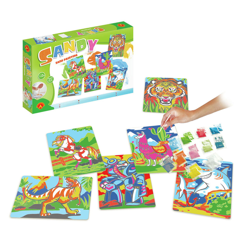 Afbeelding laden in galerijviewer, Selecta zandkunst knutselen mega pack (66 zakjes knutselzand)
