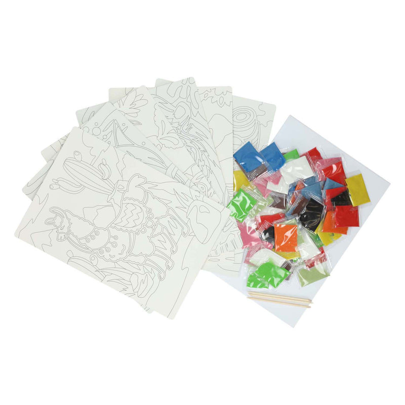 Afbeelding laden in galerijviewer, Selecta zandkunst knutselen mega pack (66 zakjes knutselzand)

