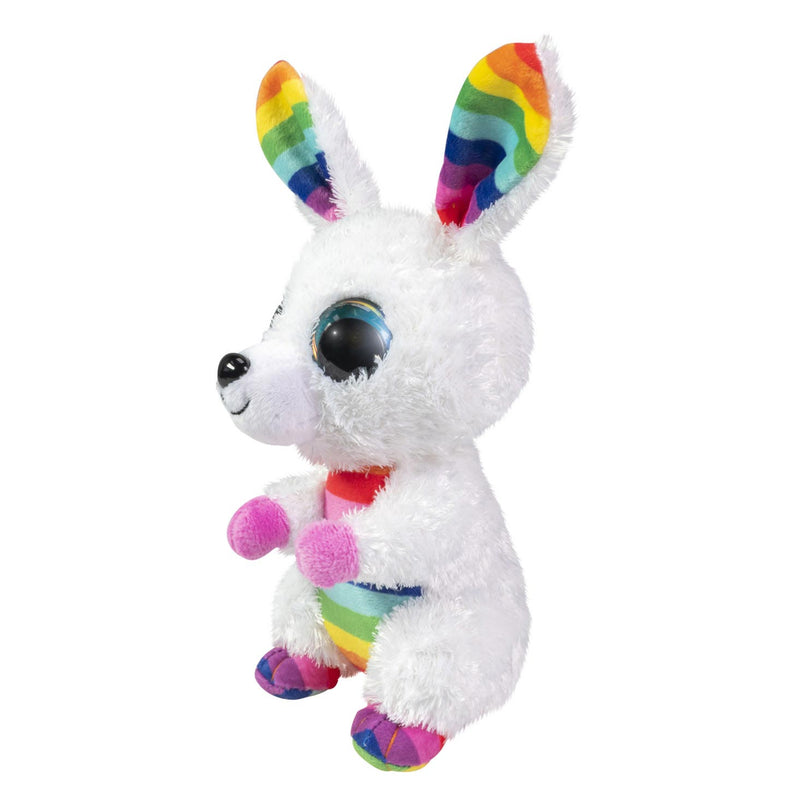 Afbeelding laden in galerijviewer, Lumo stars knuffel - konijn rainbow, 15cm
