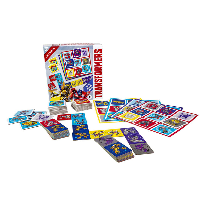 Afbeelding laden in galerijviewer, Tactic transformers 3in1 memo lotto domino
