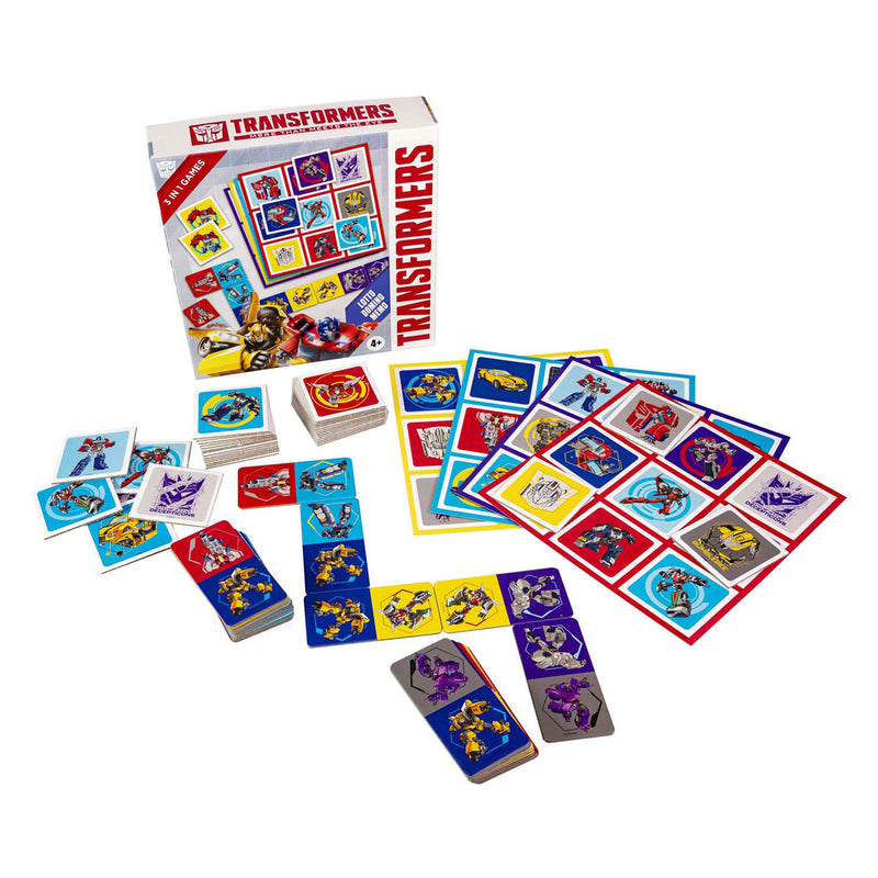 Afbeelding laden in galerijviewer, Tactic transformers 3in1 memo lotto domino
