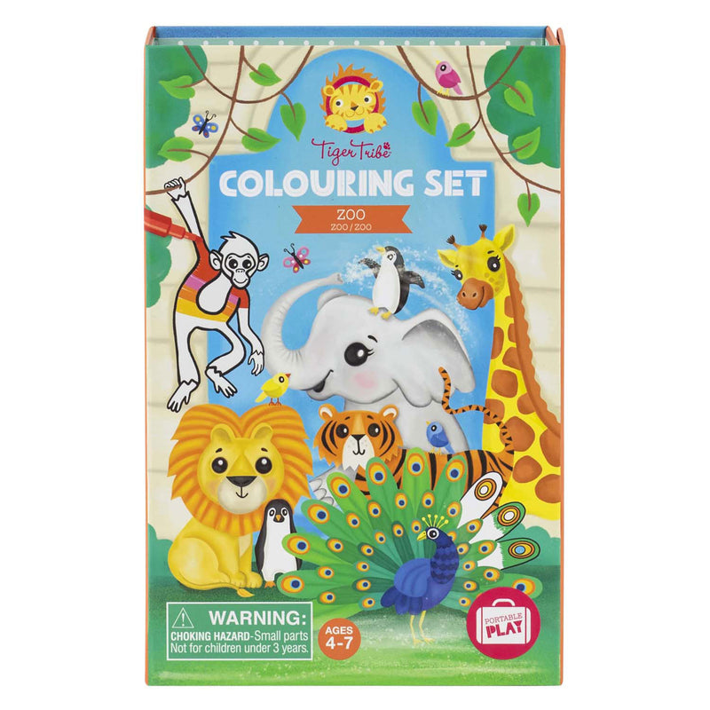Afbeelding laden in galerijviewer, Selecta kleurset - dierentuin

