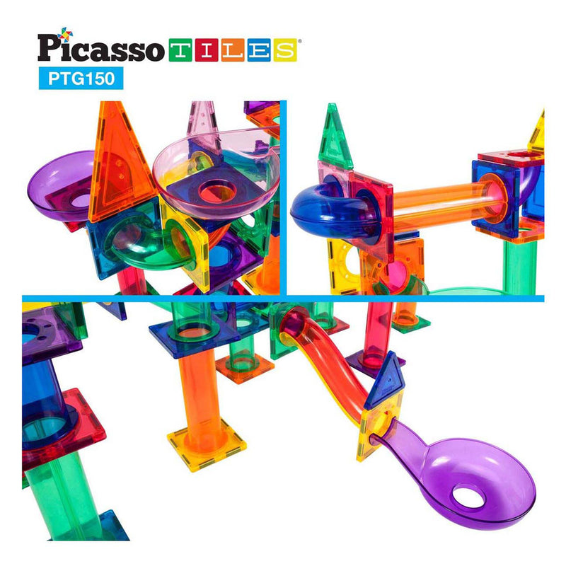 Afbeelding laden in galerijviewer, Selecta picassotiles marble run - magnetische bouwtegels, 150dlg.
