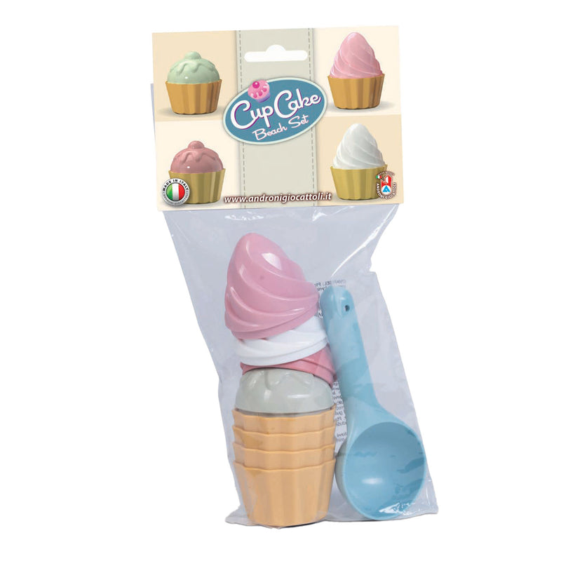 Afbeelding laden in galerijviewer, Androni cupcake zandvormen met schep, 9dlg.
