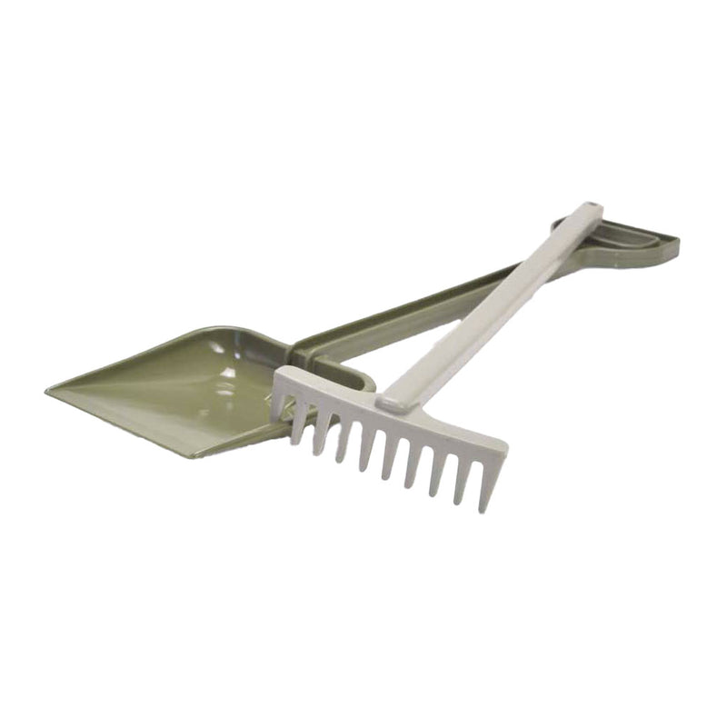 Afbeelding laden in galerijviewer, Dantoy schep 50cm, hark 42cm
