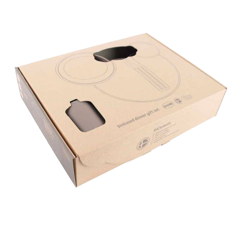 Afbeelding laden in galerijviewer, Dantoy tiny - dinnertime servies geschenkset (mokka 7-delig)
