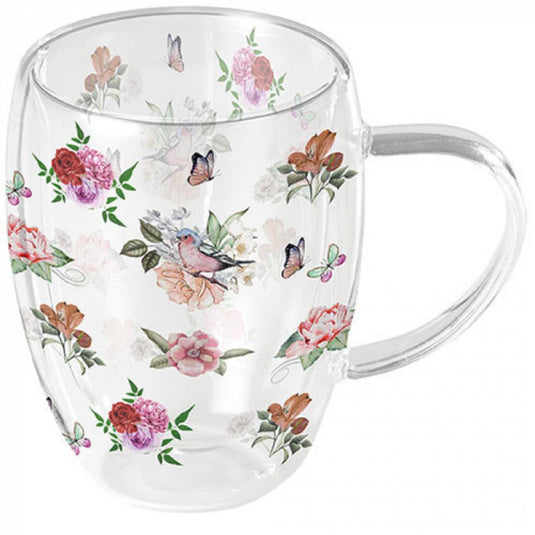 Ambiente dubbelwandig glas charlotte white 350ml