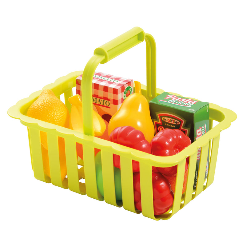 Afbeelding laden in galerijviewer, Ecoffier ecoiffier speelgoed winkelmandje met accessoires - rollenspel.
