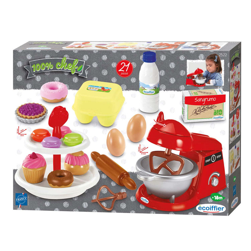 Afbeelding laden in galerijviewer, Ecoiffier 100% patisserie set, 21dlg.
