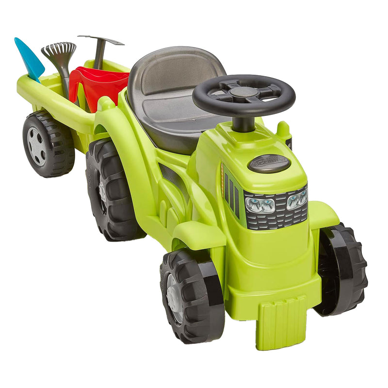 Afbeelding laden in galerijviewer, Ecoffier ecoiffier tractor met aanhanger
