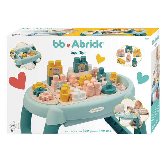 Ecoiffier abrick ecoiffier bb abrick eerste activiteitentafel met blokken