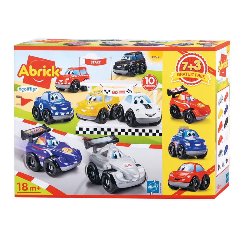 Afbeelding laden in galerijviewer, Abrick ecoiffier racewagens - 10st.
