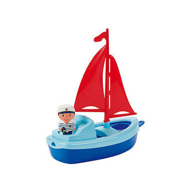 Afbeelding laden in galerijviewer, Ecoiffier zeilboot met speelfiguur - 22cm
