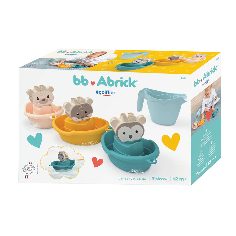 Afbeelding laden in galerijviewer, Abrick ecoiffier bb badbootjes dieren met gieter - 7dlg.
