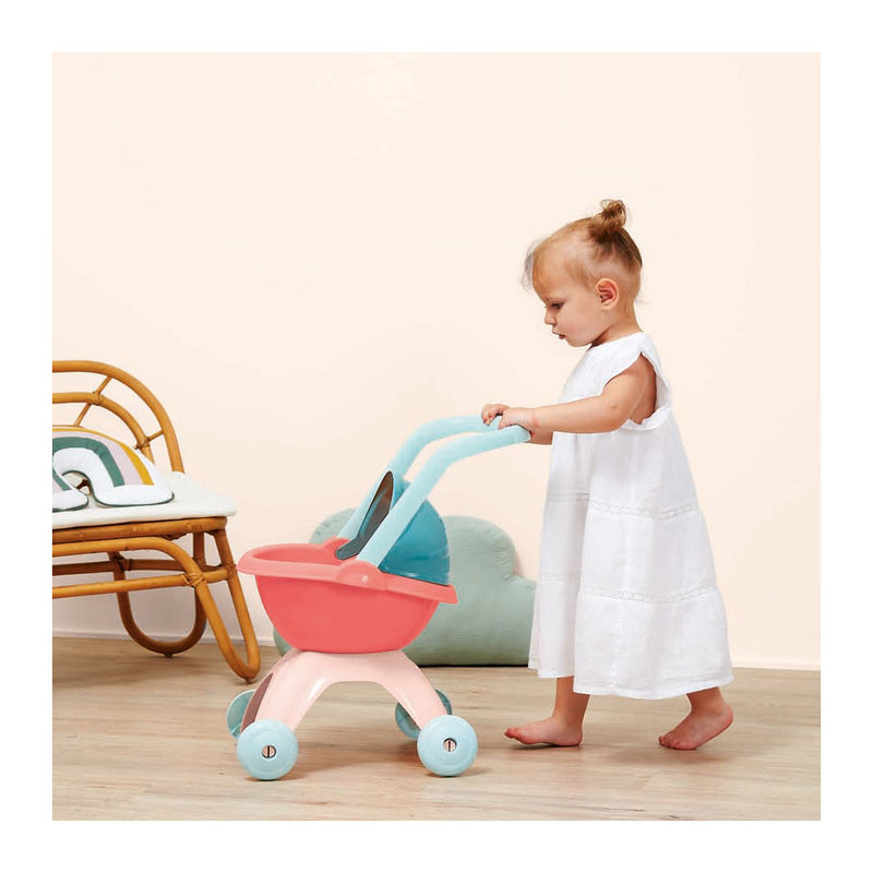 Afbeelding laden in galerijviewer, Ecoiffier nursery poppenwagen pastel
