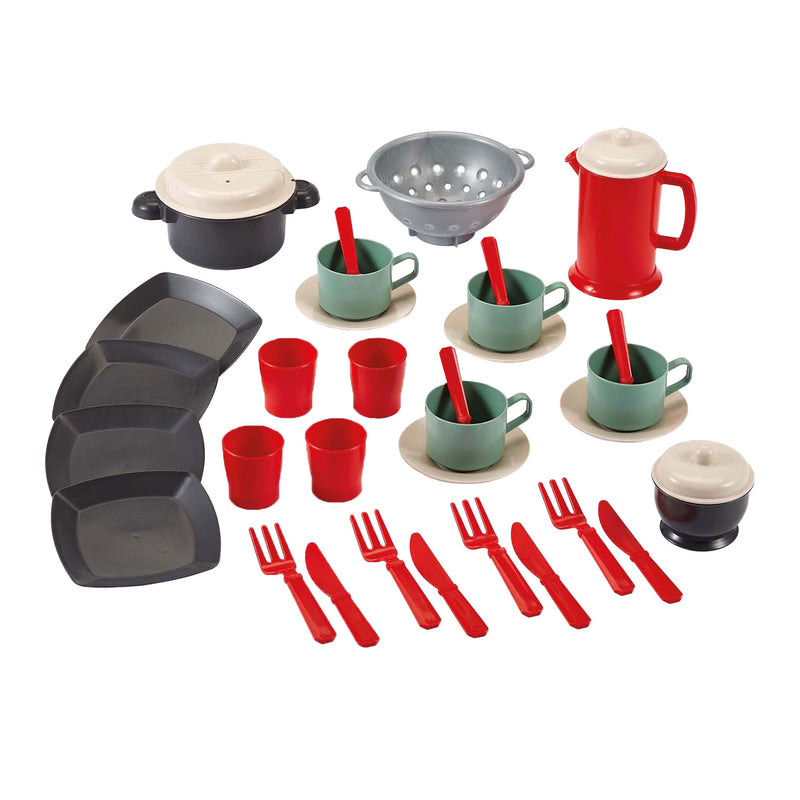 Afbeelding laden in galerijviewer, Écoiffier ecoiffier 100% chef servies set in tas
