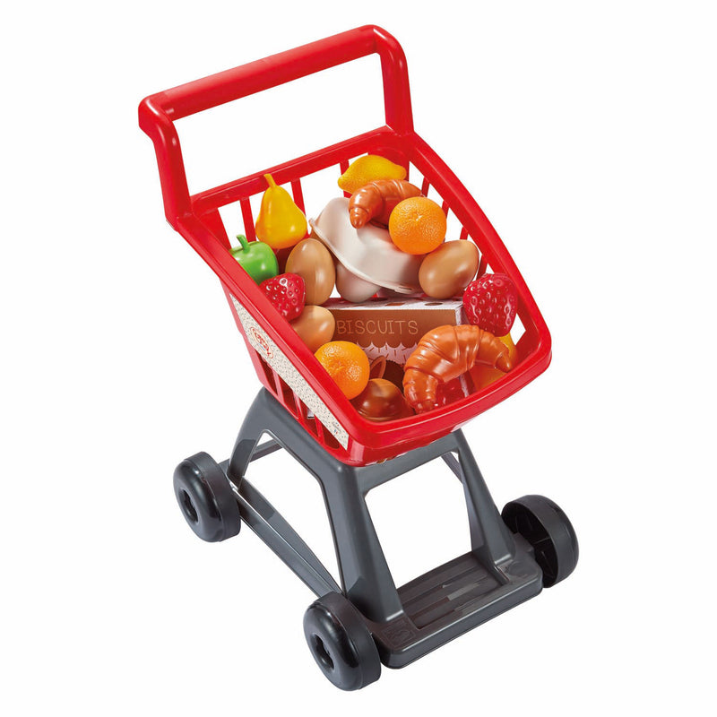Afbeelding laden in galerijviewer, Ecoiffier 100% chef winkelwagen met boodschappen
