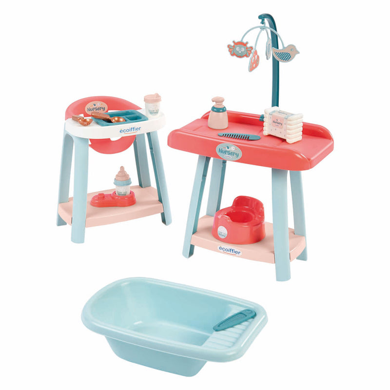 Afbeelding laden in galerijviewer, Ecoiffier nursery babykamerset 3-in-1
