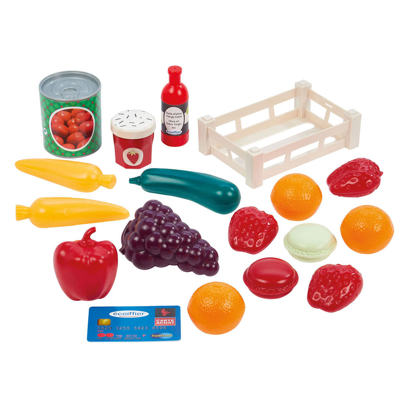 Afbeelding laden in galerijviewer, Ecoiffier 100% chef winkelbalie en winkelwagen - 20dlg.
