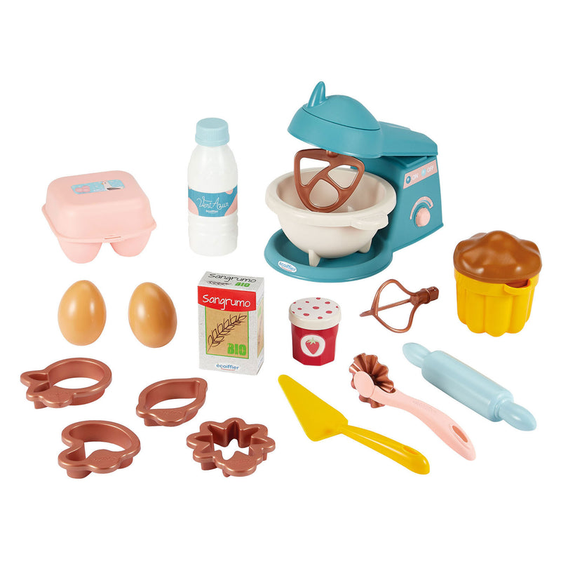 Afbeelding laden in galerijviewer, Ecoiffier vert azur patisserieset - 19dlg.
