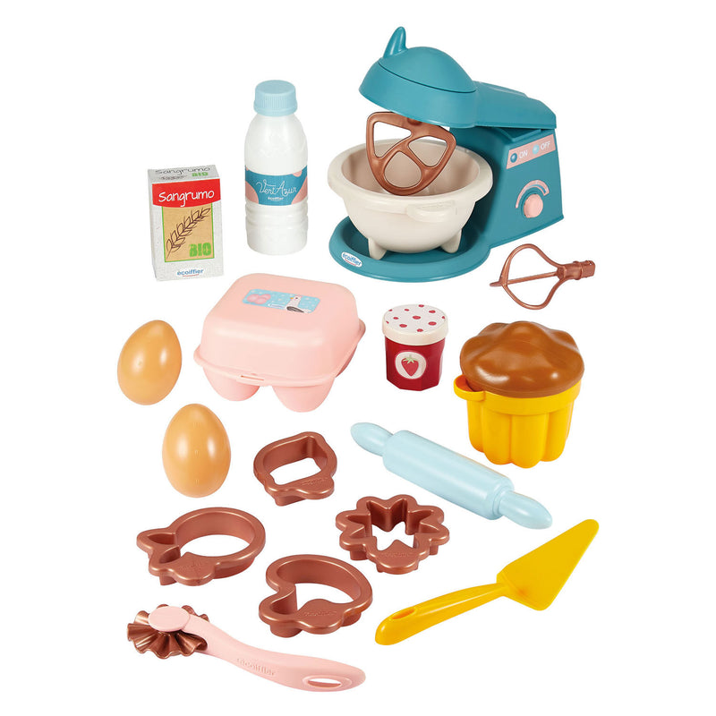 Afbeelding laden in galerijviewer, Ecoiffier vert azur patisserieset - 19dlg.
