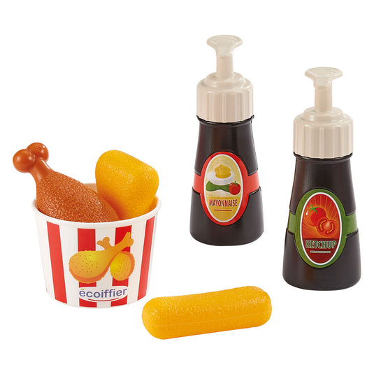 Ecoiffier 100% chef hot dog set - 25dlg.