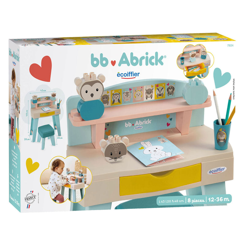 Afbeelding laden in galerijviewer, Ecoiffier bb abrick mijn eerste bureau - 8dlg.
