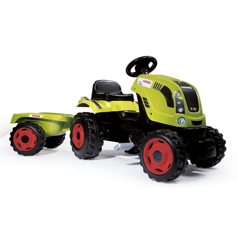 Afbeelding laden in galerijviewer, Smoby tractor claas met trailer
