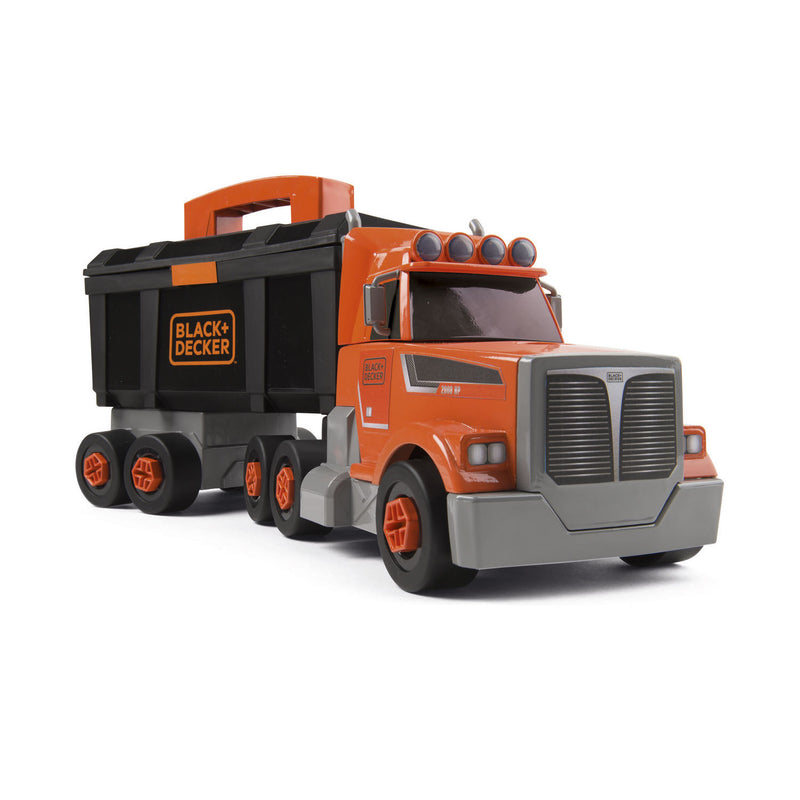 Afbeelding laden in galerijviewer, Smoby black decker gereedschapskist vrachtwagen
