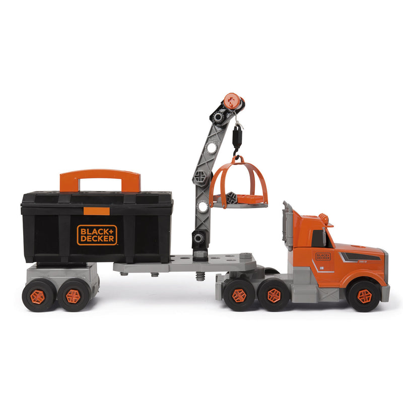 Afbeelding laden in galerijviewer, Smoby black decker gereedschapskist vrachtwagen
