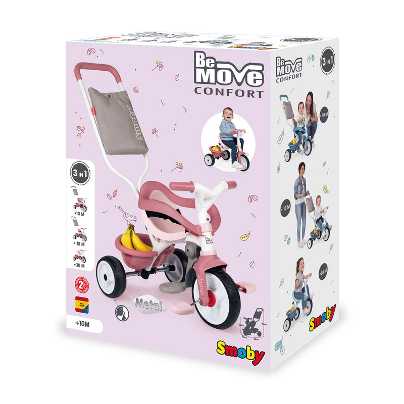 Afbeelding laden in galerijviewer, Smoby be comfort driewieler roze
