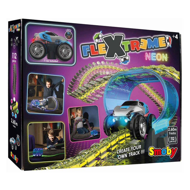 Afbeelding laden in galerijviewer, Smoby Flextreme Neon Set, 112dlg.
