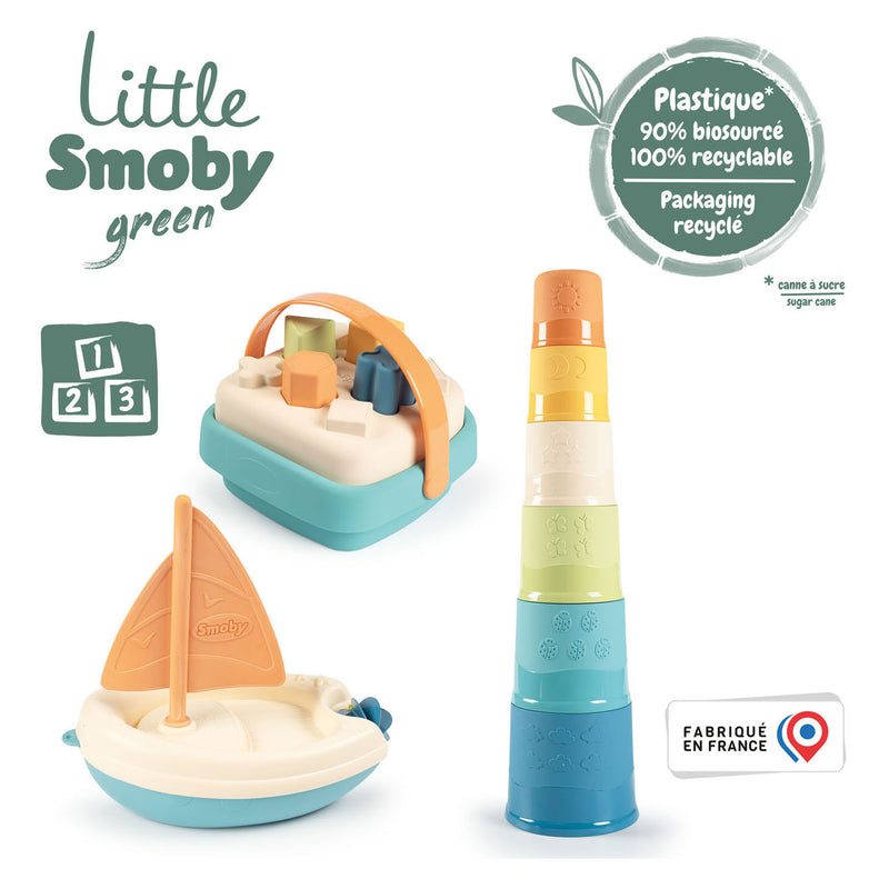 Afbeelding laden in galerijviewer, Smoby Little Green Bad en Baby Speelset 3dlg.
