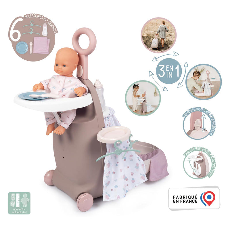 Afbeelding laden in galerijviewer, Smoby - Baby Nurse Verzorgingstrolley 3in1

