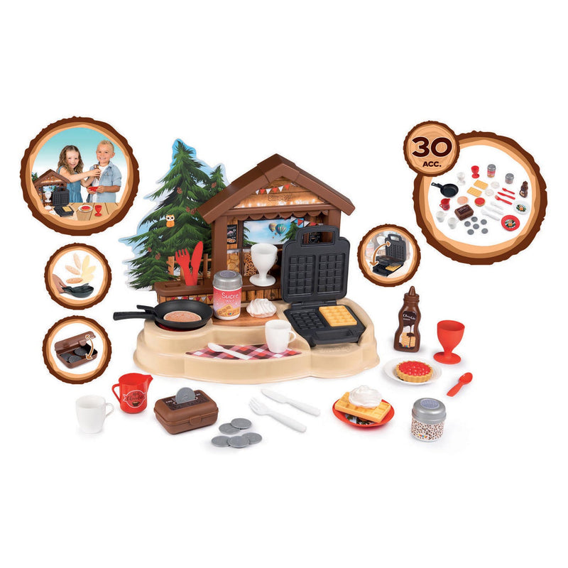 Afbeelding laden in galerijviewer, Smoby Winter Chalet met Accessoires 30dlg.
