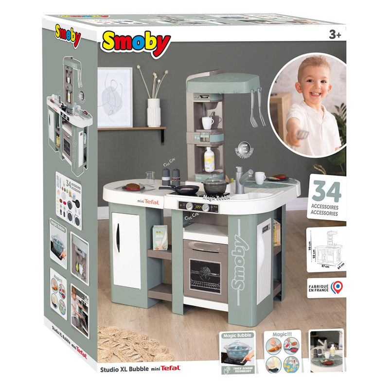 Afbeelding laden in galerijviewer, Smoby Tefal Studio Bubbel Keuken XL 34dlg.
