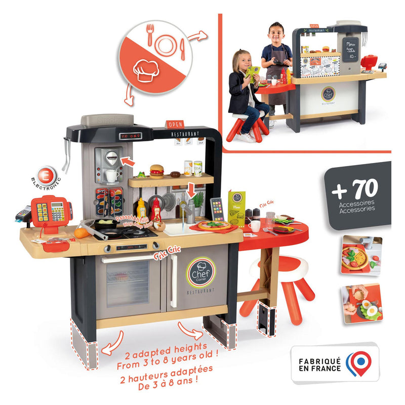 Afbeelding laden in galerijviewer, Smoby Chef Corner Restaurant 70dlg.
