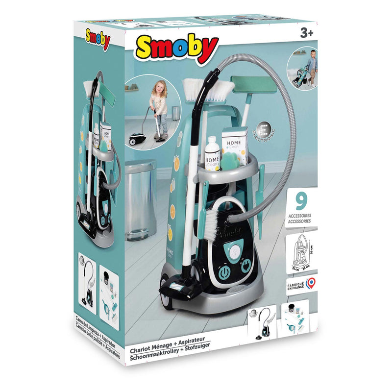 Afbeelding laden in galerijviewer, Smoby Schoonmaaktrolley met Stofzuiger 8dlg.
