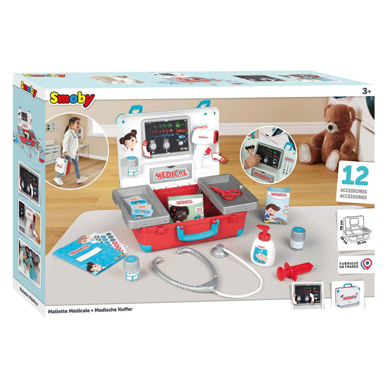 Afbeelding laden in galerijviewer, Smoby Dokterkoffer 12dlg.
