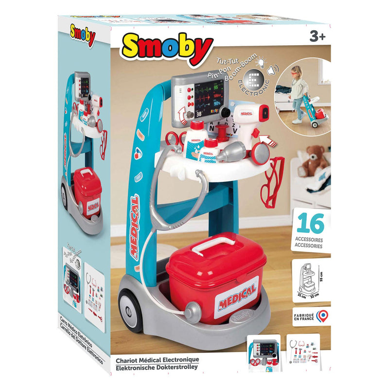 Afbeelding laden in galerijviewer, Smoby Elektronische Doktertrolley
