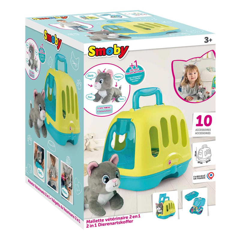 Afbeelding laden in galerijviewer, Smoby Dierendokter Speelset 10dlg.
